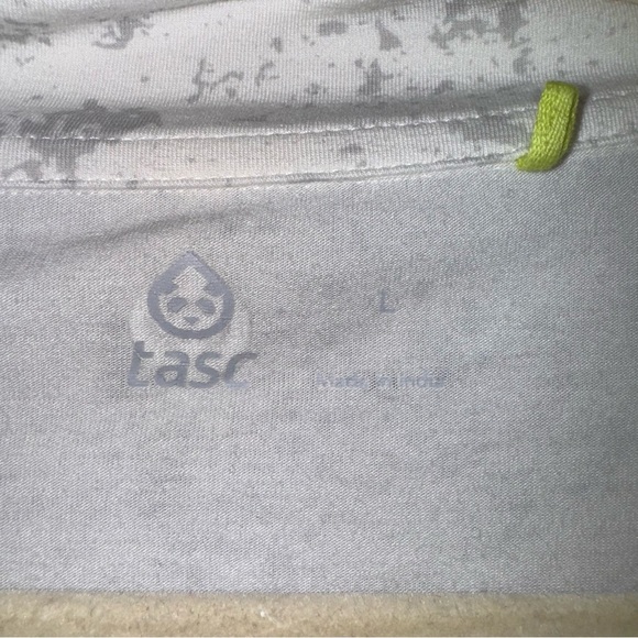 TASC Performance Recess 1/4 Zip Top Shirt Organic Cotton Outdoors Size Large - Picture 8 of 12